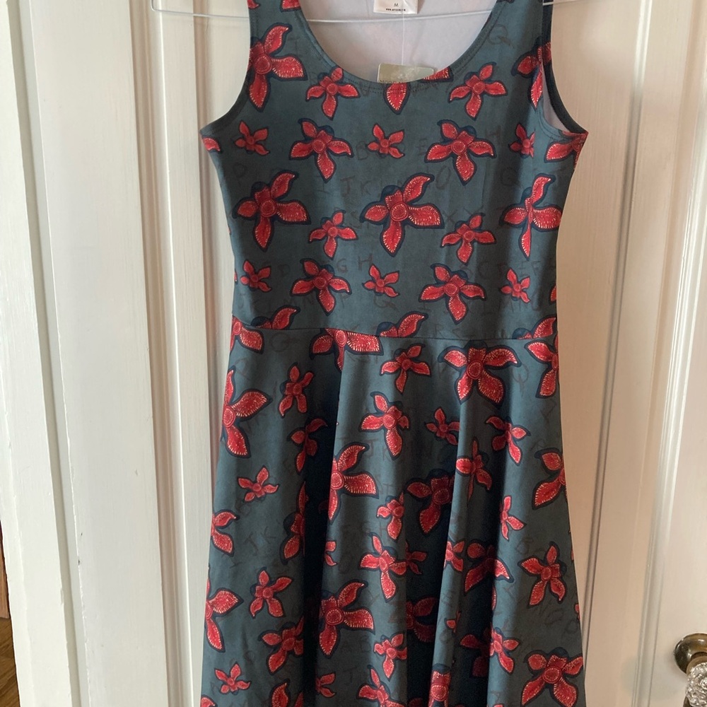 NWT Stranger Things Dress - Gray and Red size M